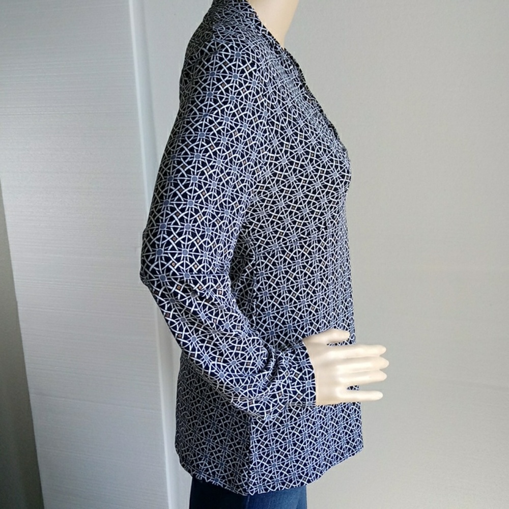 INC International Concepts Gray Top Size Medium - Picture 3 of 8